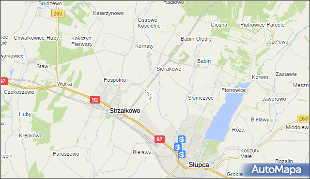 mapa Słomczyce-Huby, Słomczyce-Huby na mapie Targeo