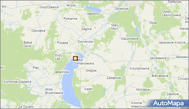 mapa Młódnice, Młódnice na mapie Targeo