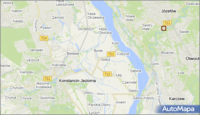 mapa Opacz, Opacz na mapie Targeo