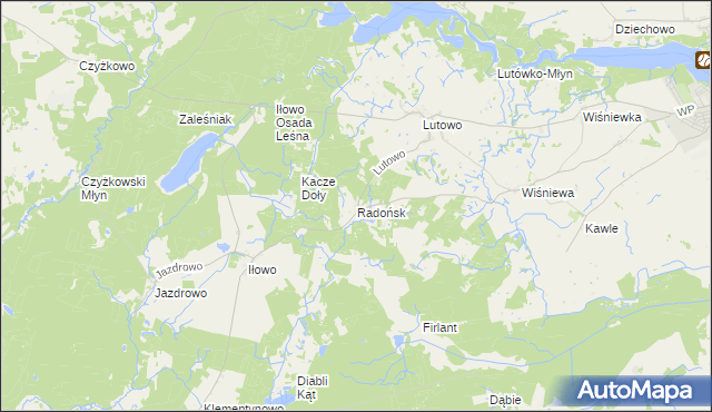 mapa Radońsk, Radońsk na mapie Targeo