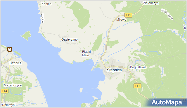 mapa Stepniczka, Stepniczka na mapie Targeo