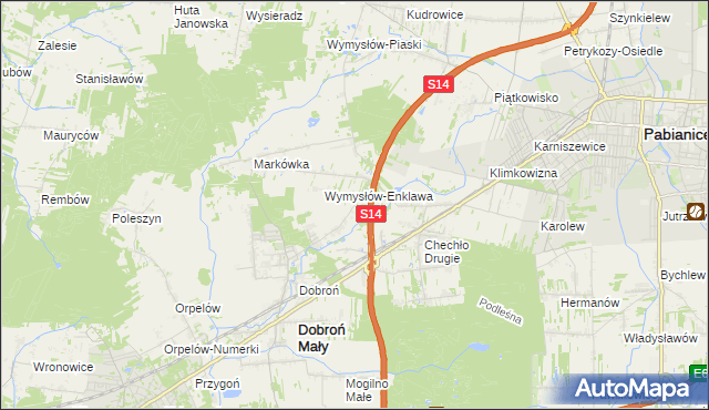 mapa Szczerki, Szczerki na mapie Targeo