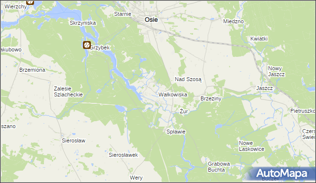 mapa Wałkowiska, Wałkowiska na mapie Targeo