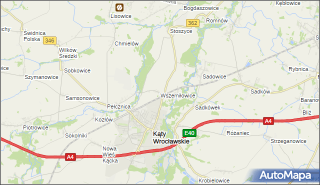 mapa Wszemiłowice, Wszemiłowice na mapie Targeo