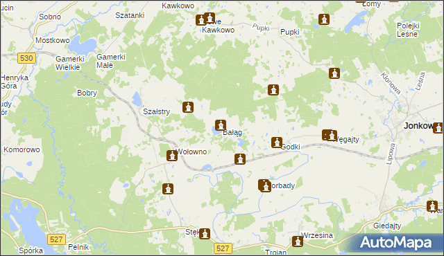 mapa Bałąg, Bałąg na mapie Targeo