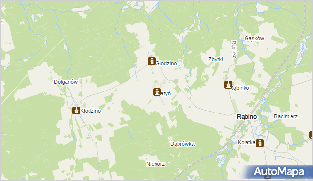 mapa Batyń, Batyń na mapie Targeo