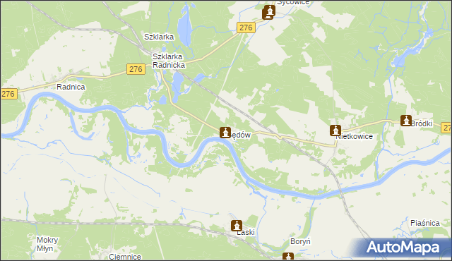 mapa Będów, Będów na mapie Targeo