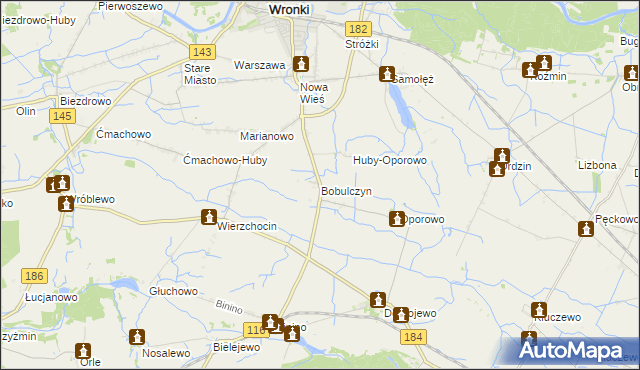 mapa Bobulczyn, Bobulczyn na mapie Targeo