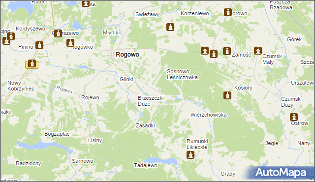 mapa Brzeszczki Małe, Brzeszczki Małe na mapie Targeo