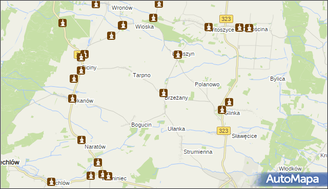 mapa Brzeżany, Brzeżany na mapie Targeo