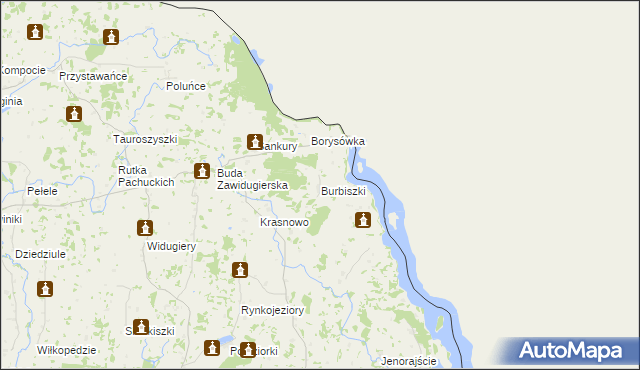 mapa Burbiszki, Burbiszki na mapie Targeo