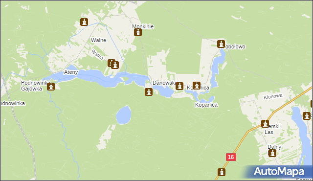 mapa Busznica, Busznica na mapie Targeo