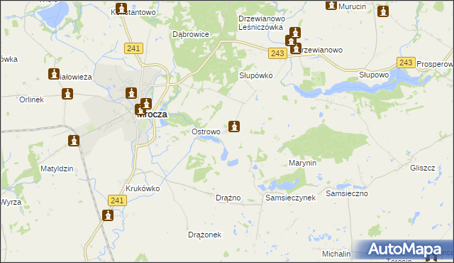 mapa Chwałka, Chwałka na mapie Targeo