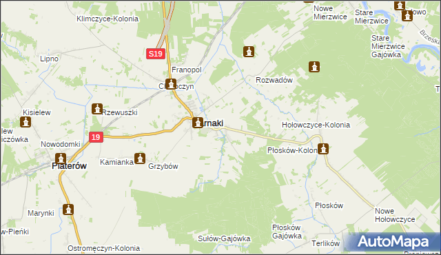 mapa Chybów, Chybów na mapie Targeo