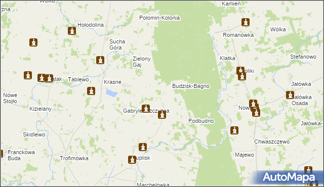 mapa Cieśnisk Mały, Cieśnisk Mały na mapie Targeo