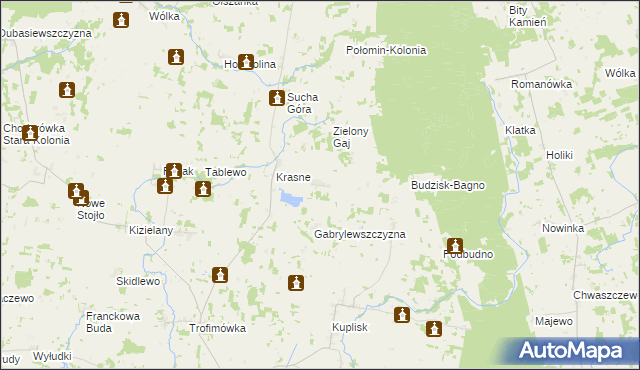 mapa Cieśnisk Wielki, Cieśnisk Wielki na mapie Targeo