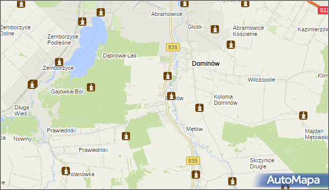 mapa Ćmiłów, Ćmiłów na mapie Targeo