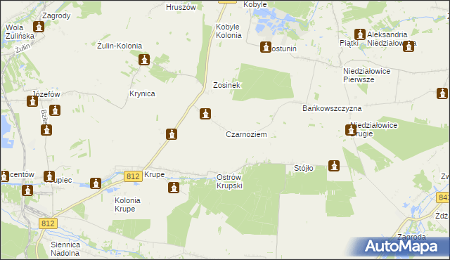 mapa Czarnoziem, Czarnoziem na mapie Targeo