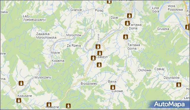 mapa Czaszyn, Czaszyn na mapie Targeo