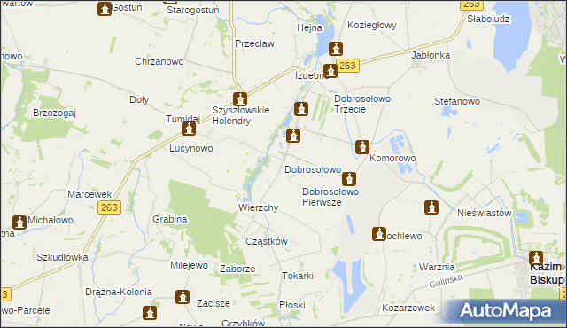 mapa Dobrosołowo, Dobrosołowo na mapie Targeo