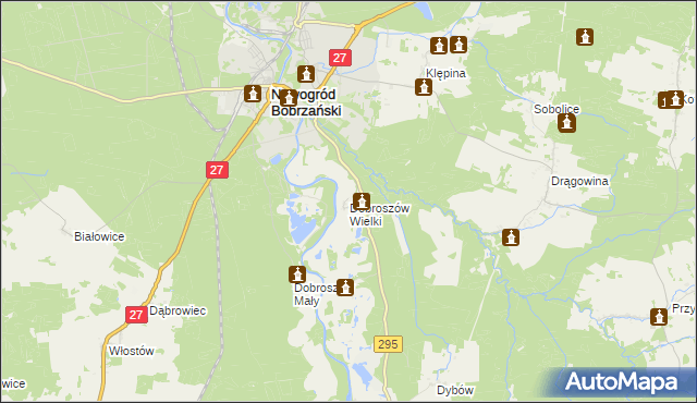 mapa Dobroszów Wielki, Dobroszów Wielki na mapie Targeo