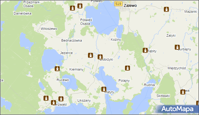 mapa Dobrzyki, Dobrzyki na mapie Targeo