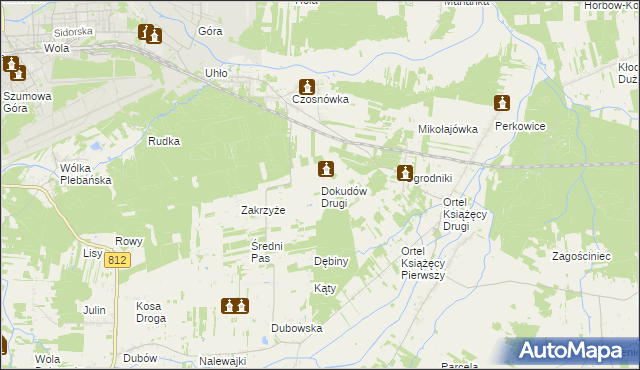 mapa Dokudów Drugi, Dokudów Drugi na mapie Targeo