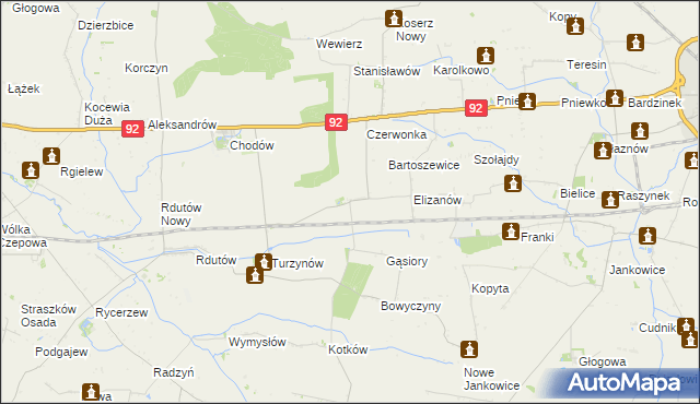 mapa Domaników, Domaników na mapie Targeo