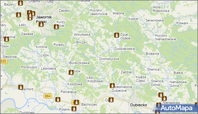 mapa Drohobyczka, Drohobyczka na mapie Targeo