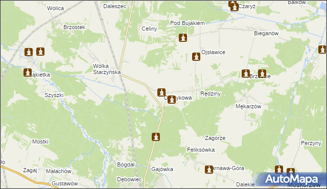 mapa Drużykowa, Drużykowa na mapie Targeo