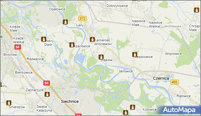 mapa Gajków, Gajków na mapie Targeo