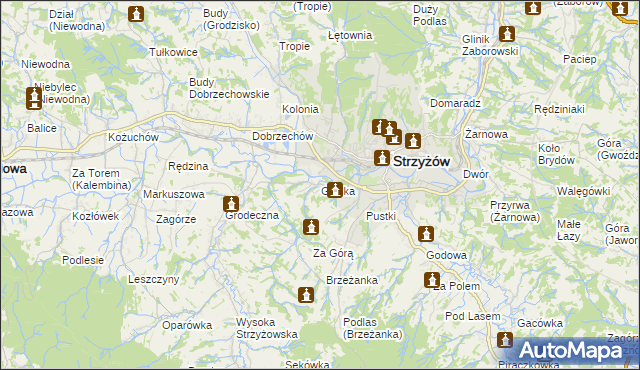 mapa Gbiska, Gbiska na mapie Targeo