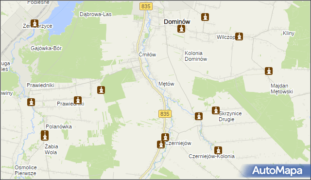 mapa Głuszczyzna gmina Głusk, Głuszczyzna gmina Głusk na mapie Targeo