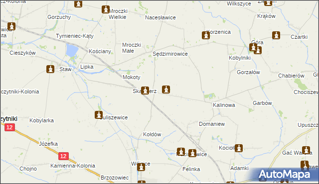 mapa Golków, Golków na mapie Targeo