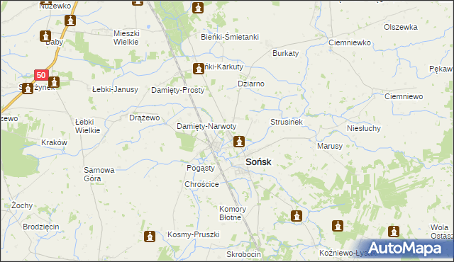 mapa Gołotczyzna, Gołotczyzna na mapie Targeo