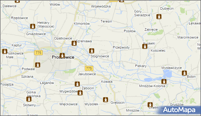 mapa Górka Stogniowska, Górka Stogniowska na mapie Targeo