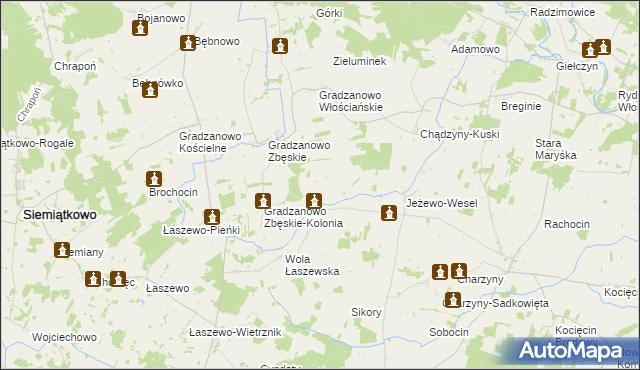 mapa Goszczk, Goszczk na mapie Targeo