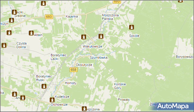 mapa Grabarka-Klasztor, Grabarka-Klasztor na mapie Targeo