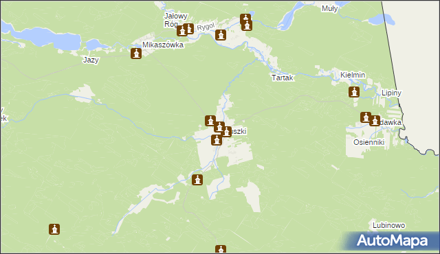 mapa Gruszki, Gruszki na mapie Targeo