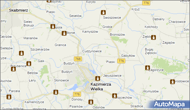 mapa Hołdowiec, Hołdowiec na mapie Targeo