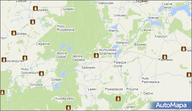 mapa Huta Palędzka, Huta Palędzka na mapie Targeo