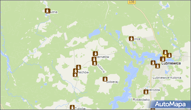 mapa Jarnatów, Jarnatów na mapie Targeo