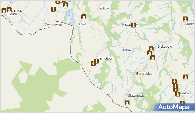 mapa Jarnołtów gmina Otmuchów, Jarnołtów gmina Otmuchów na mapie Targeo