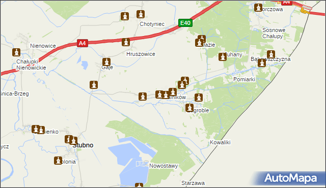 mapa Kalników, Kalników na mapie Targeo