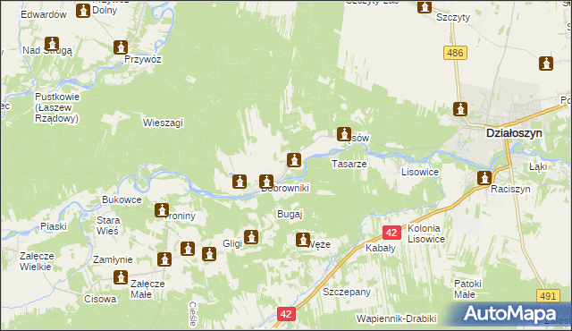 mapa Kapituła, Kapituła na mapie Targeo