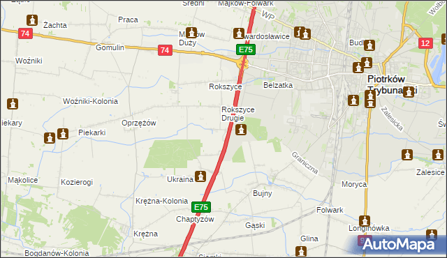 mapa Kargał-Las, Kargał-Las na mapie Targeo