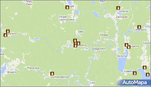 mapa Kasparus, Kasparus na mapie Targeo