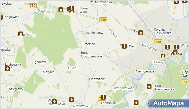 mapa Kazimierków, Kazimierków na mapie Targeo