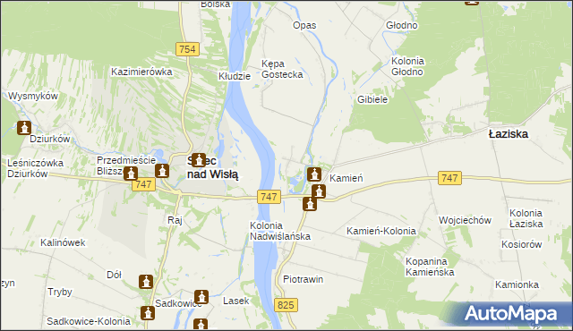 mapa Kępa Solecka, Kępa Solecka na mapie Targeo