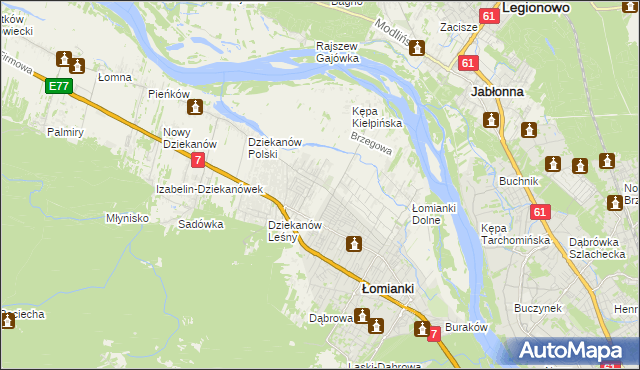 mapa Kiełpin Poduchowny, Kiełpin Poduchowny na mapie Targeo